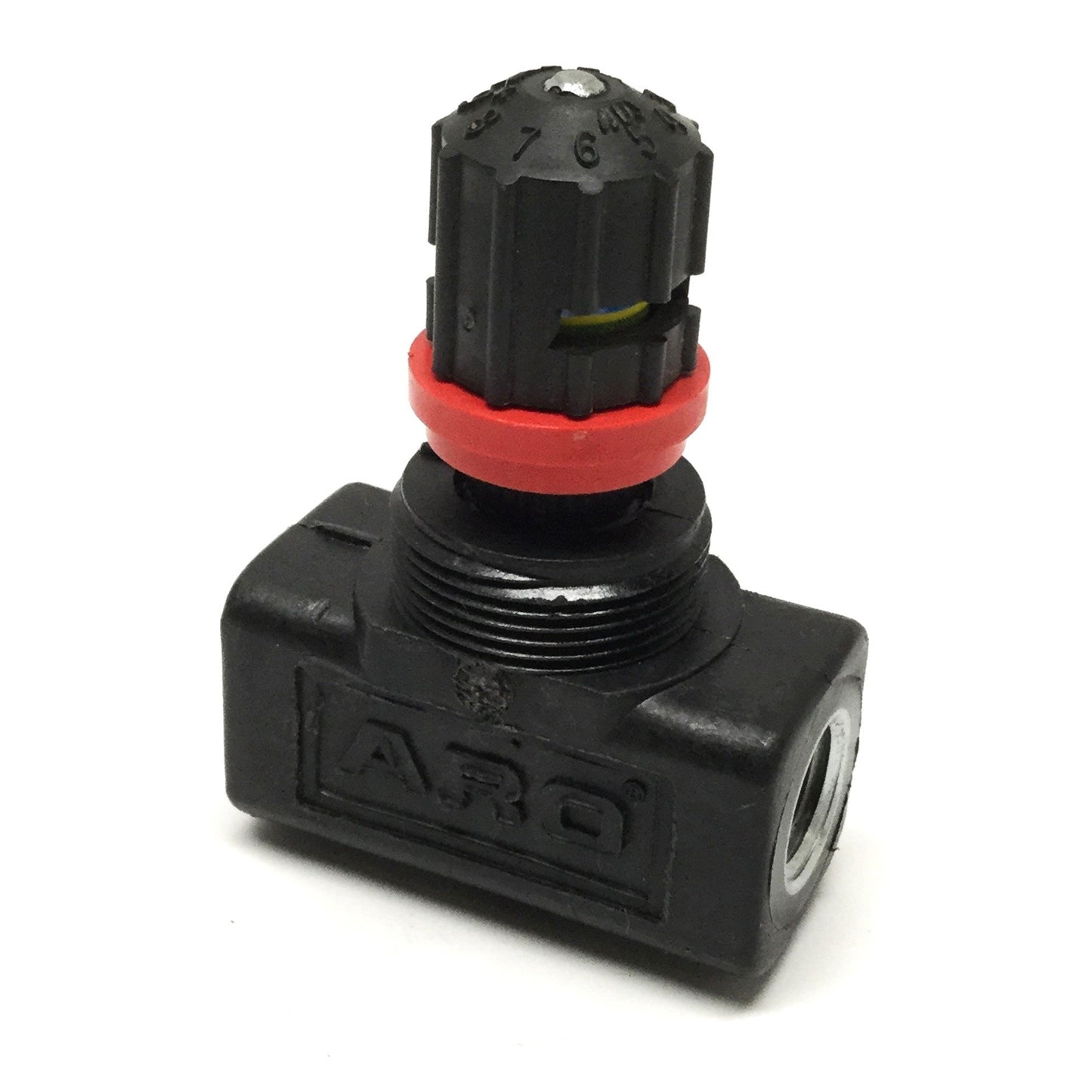 Used ARO Ingersoll-Rand 104104-F02 In-Line Flow Control Valve 1/4" NPT, 200psi