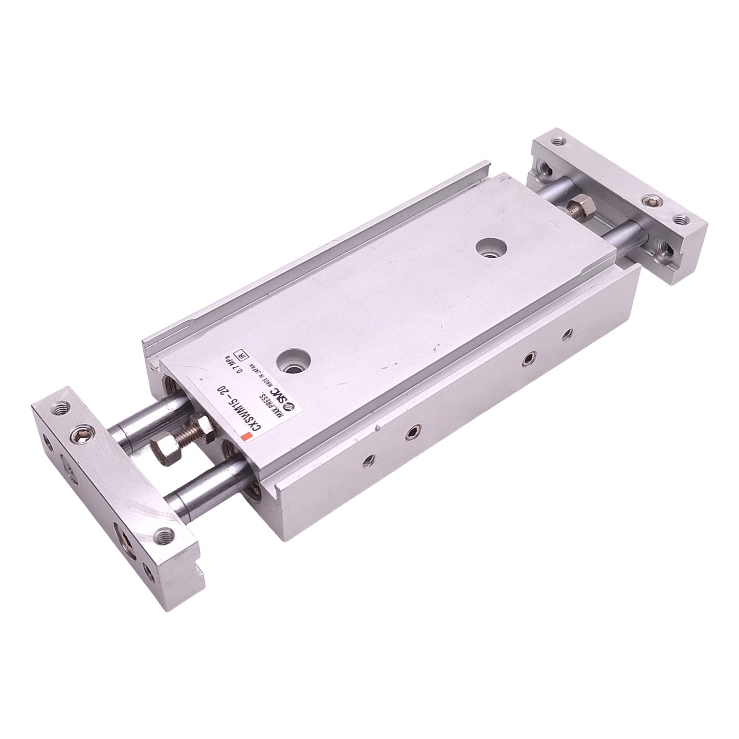 Used SMC CXSWM15-20 Double Rod Pneumatic Cylinder ø15mm Bore, 20mm Stroke, M5, 0.7MPa