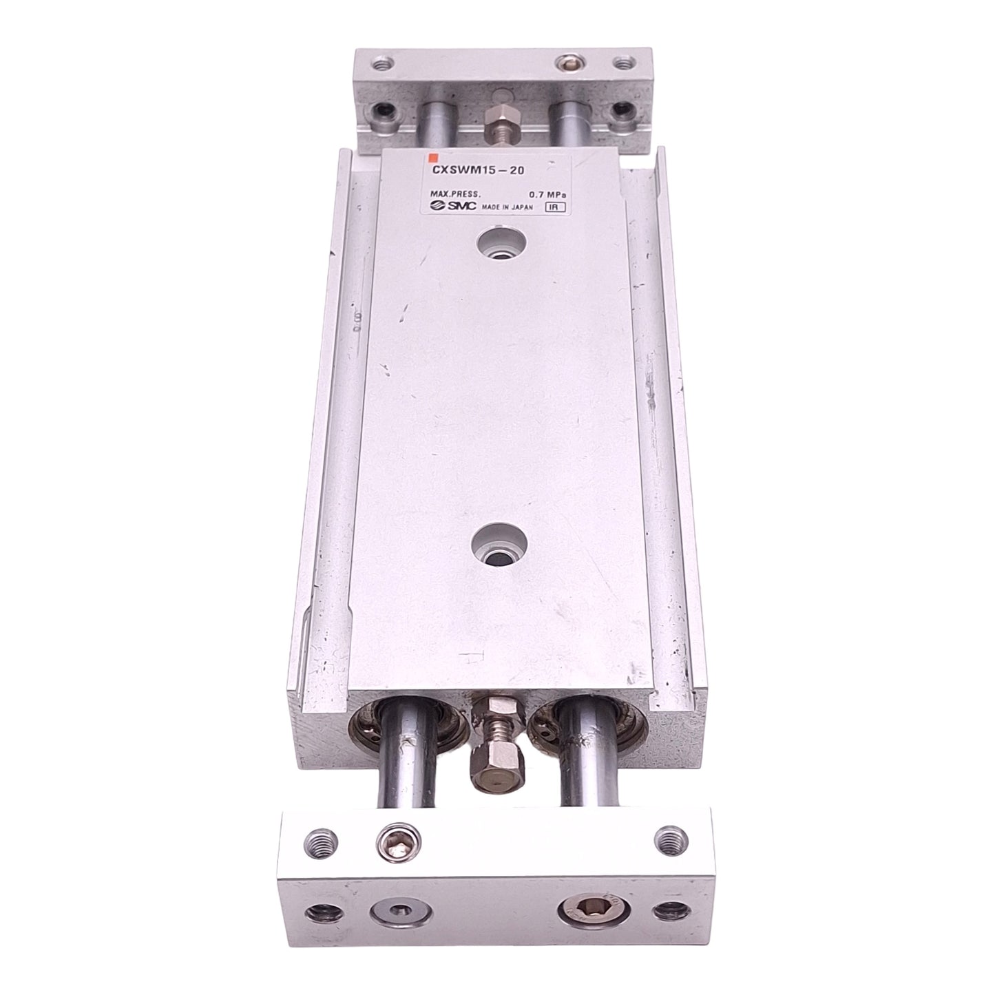Used SMC CXSWM15-20 Double Rod Pneumatic Cylinder ø15mm Bore, 20mm Stroke, M5, 0.7MPa
