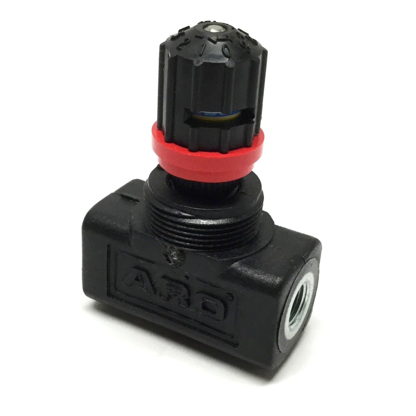 Used ARO Ingersoll-Rand 104104-F01 In-Line Flow Control Valve 1/8" NPT, 0-200psi