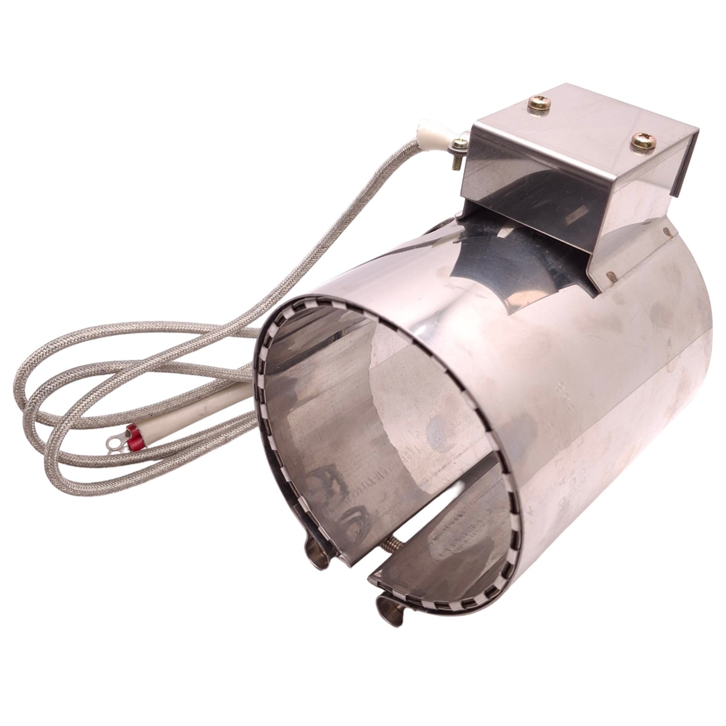 Used Seiwa A1730B Heater Band ø90mm ID, 110mm Length, 210V 1300W, Ring Terminals