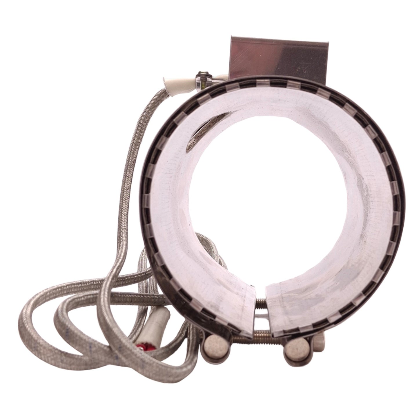 Used Seiwa A1730B Heater Band ø90mm ID, 110mm Length, 210V 1300W, Ring Terminals