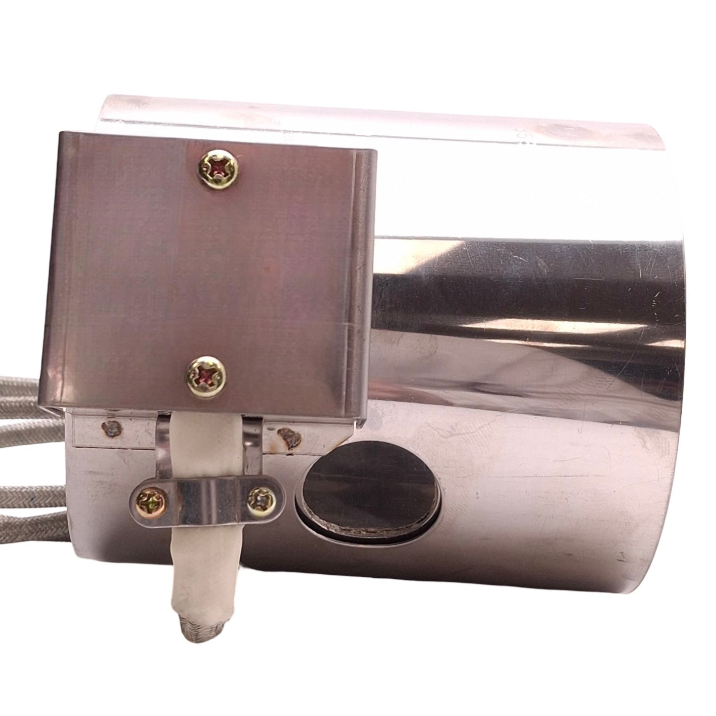 Used Seiwa A1730B Heater Band ø90mm ID, 110mm Length, 210V 1300W, Ring Terminals