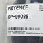 New Keyence OP-99025 Power Cable, Black, NEMA 5-15P to 3-Wire Leads, 2m Length
