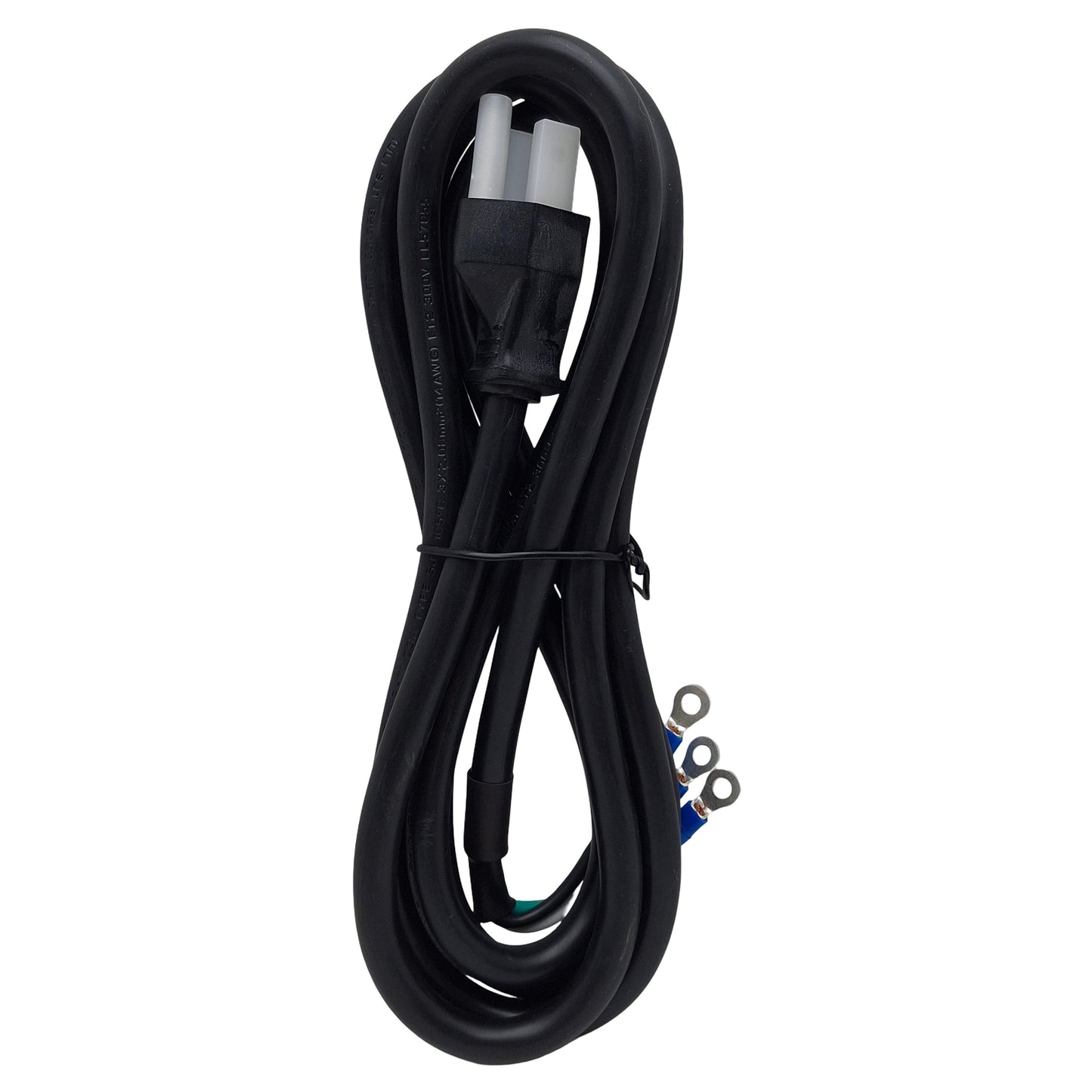 New Keyence OP-99025 Power Cable, Black, NEMA 5-15P to 3-Wire Leads, 2m Length