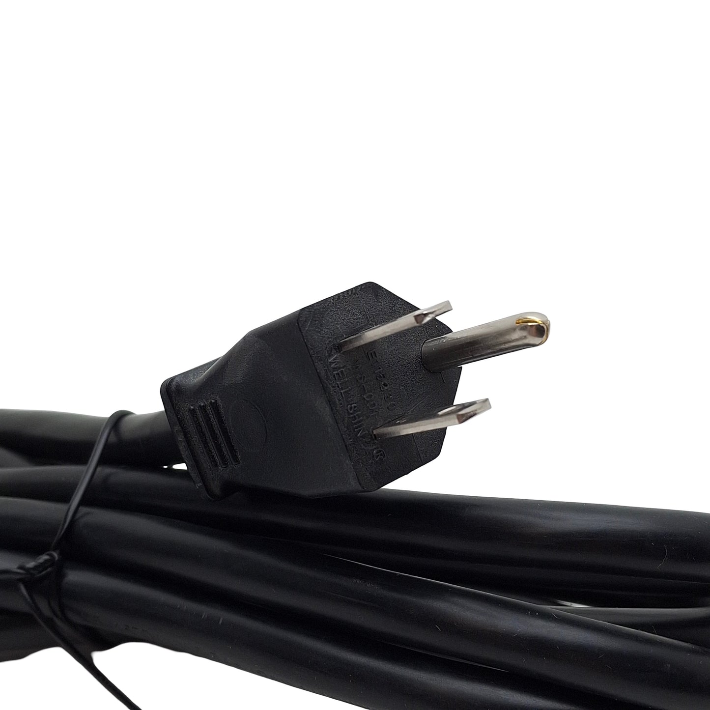 New Keyence OP-99025 Power Cable, Black, NEMA 5-15P to 3-Wire Leads, 2m Length