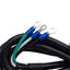 New Keyence OP-99025 Power Cable, Black, NEMA 5-15P to 3-Wire Leads, 2m Length