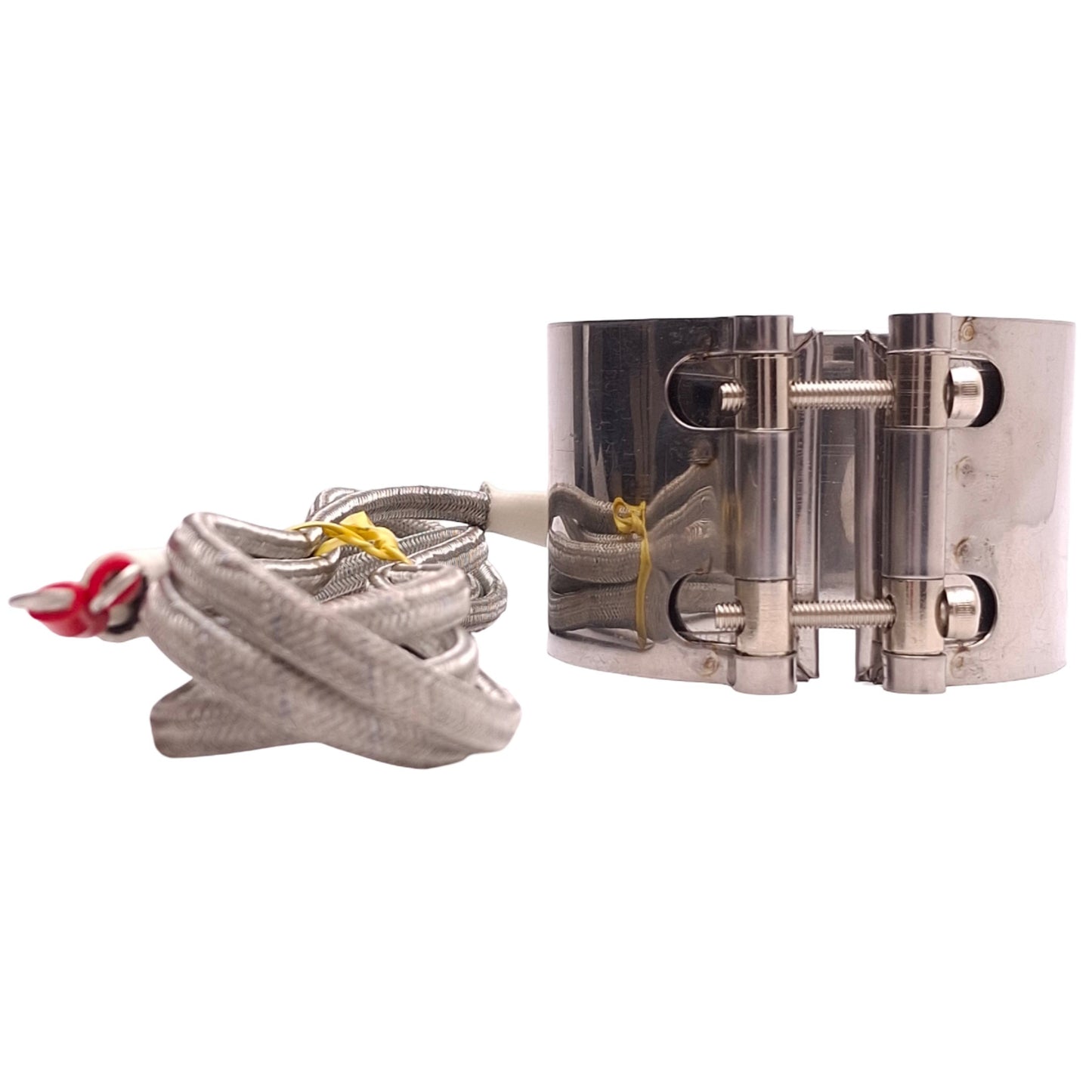 Used Seiwa A1739B Band Heater ø70mm ID, 50mm Length, 200-220V 430W, Ring Terminals