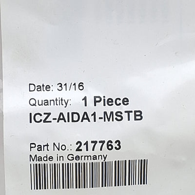 New Pepperl+Fuchs ICZ-AIDA1-MSTB Connector, 5-Pin MSTB, 16A 24VDC, #18-13AWG