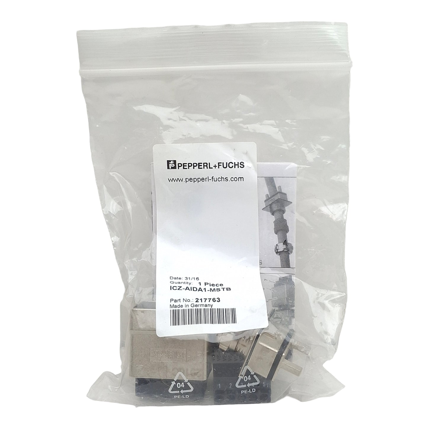 New Pepperl+Fuchs ICZ-AIDA1-MSTB Connector, 5-Pin MSTB, 16A 24VDC, #18-13AWG