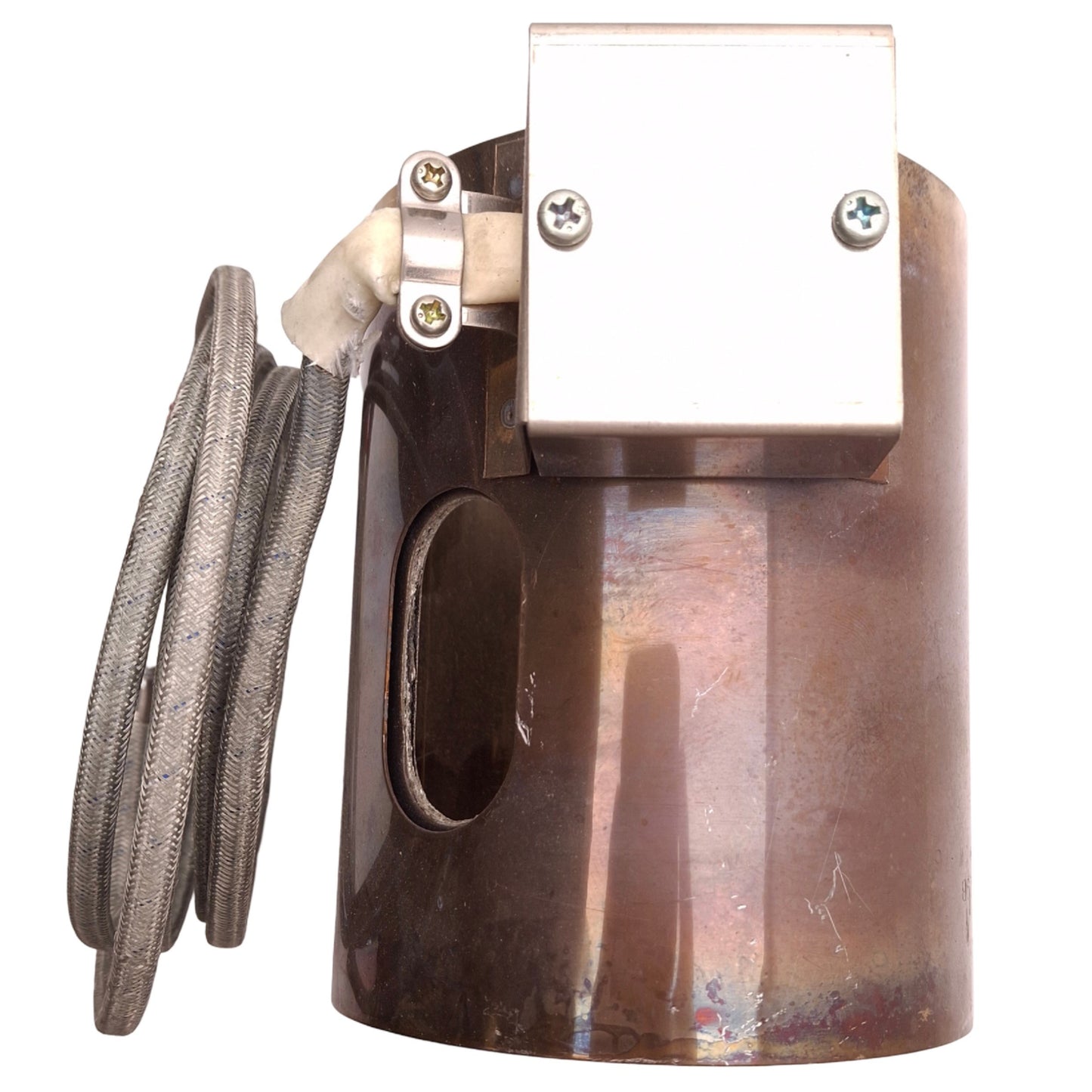Used Seiwa A1729B Heater Band ø90mm ID, 130mm Length, 200V-220 1500W, Ring Terminals