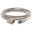 Used L-Com CHD15MF-15 Deluxe Molded D-Sub Cable, DB15 Female to Male, 15ft Long