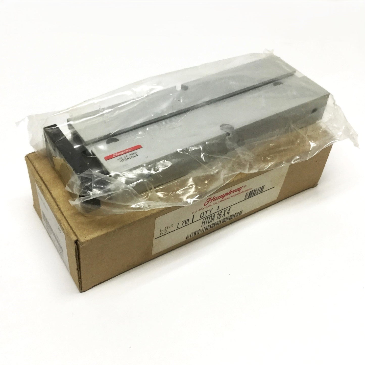 New Humphrey HTDA16x4 Twin Rod Pneumatic Air Cylinder, 16mm Bore, 4" Stroke