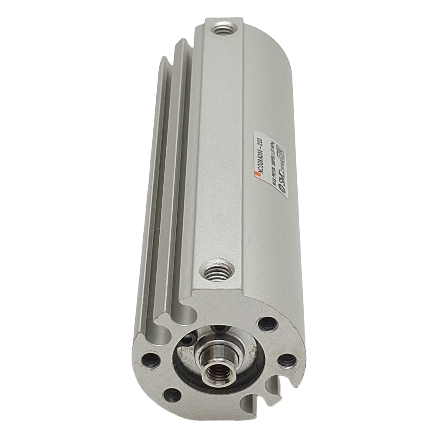 Used SMC NCDQ8A056-200 Compact Cylinder, ø9/16in Bore, 2in Stroke, #10-32UNF, 200psi