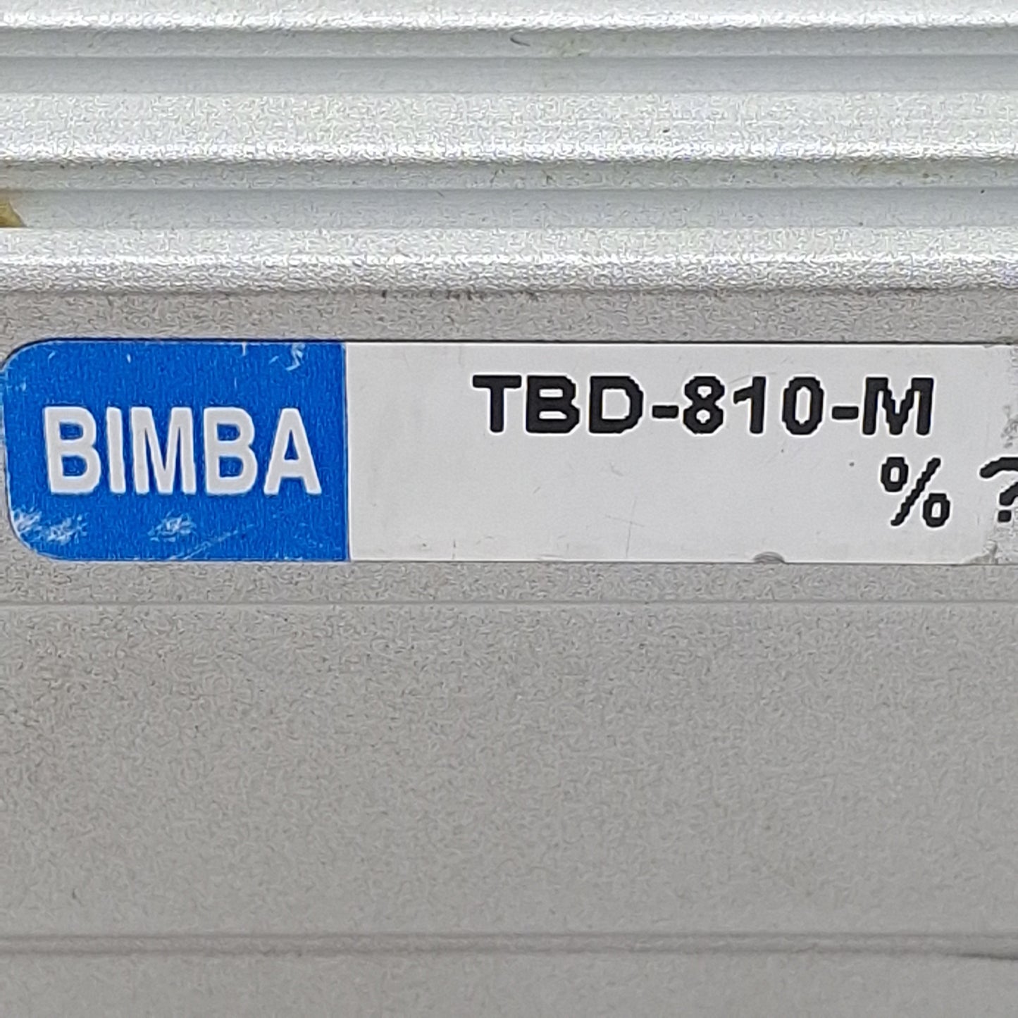 Used Bimba TBD-810-M Double Pneumatic Cylinder, ø8mm Bore, 10mm Stroke, M5x0.8, 10bar