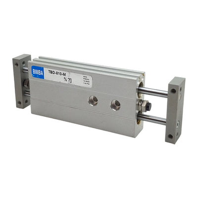 Used Bimba TBD-810-M Double Pneumatic Cylinder, ø8mm Bore, 10mm Stroke, M5x0.8, 10bar