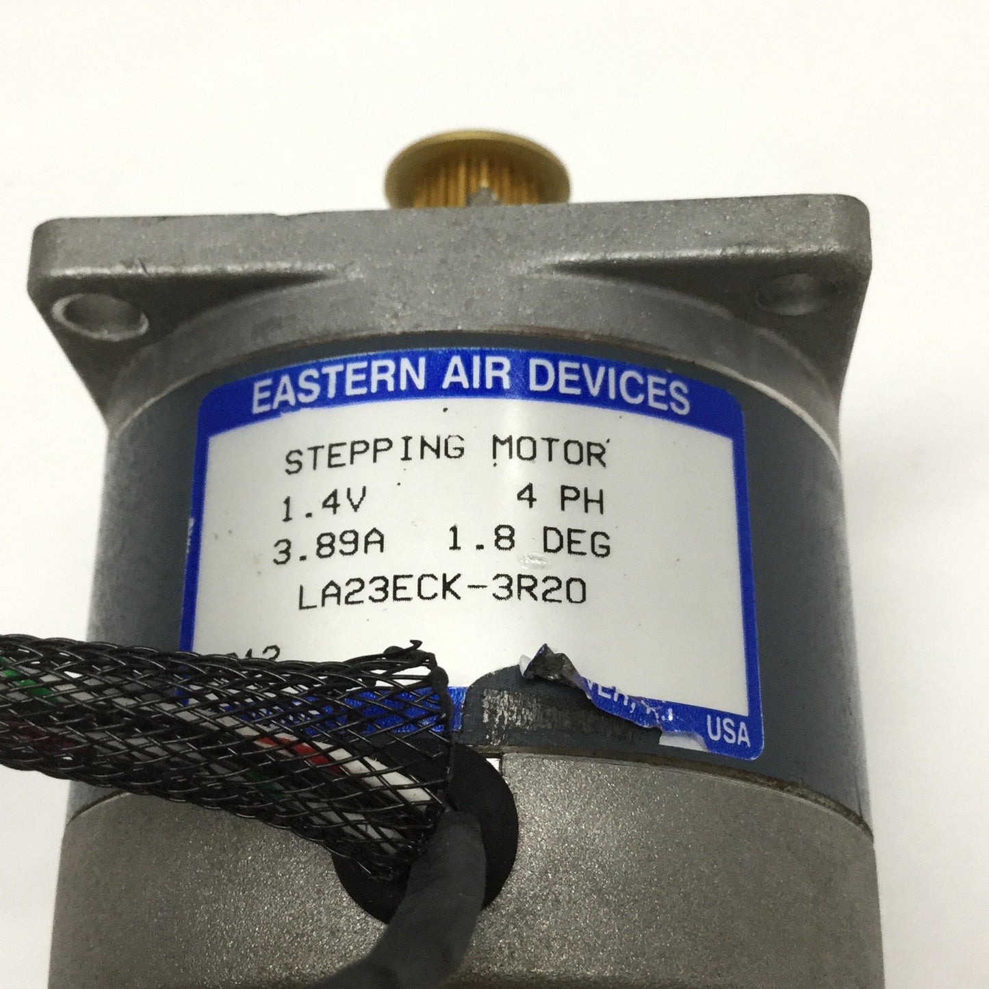 Used Eastern Air Devices LA23ECK-3R20 4-Phase PM Stepping Motor 1.8°, 1.4V, NEMA 23