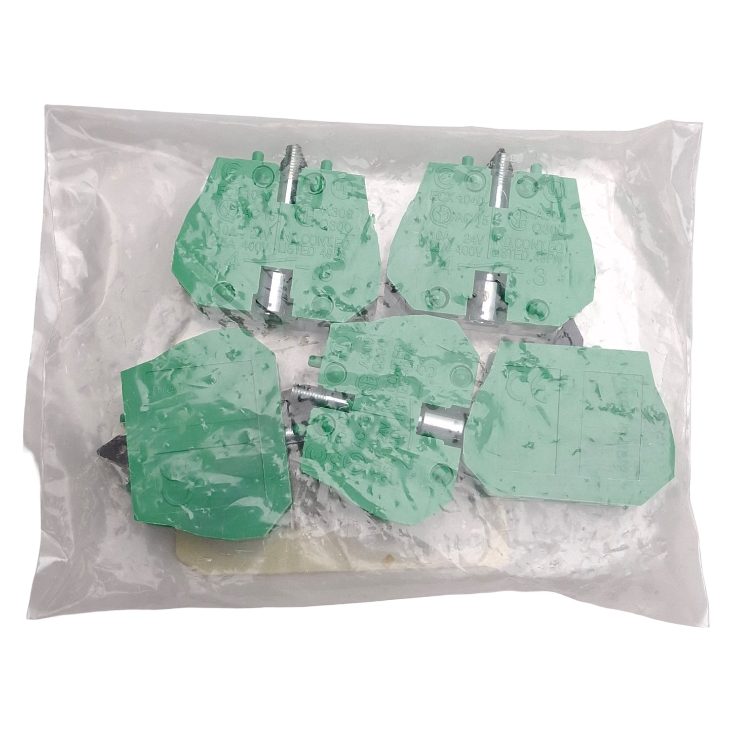 New Lot of 5 Automation Direct ECX1040 Contact Block, 1NO, 22mm, 2.5A 400VAC