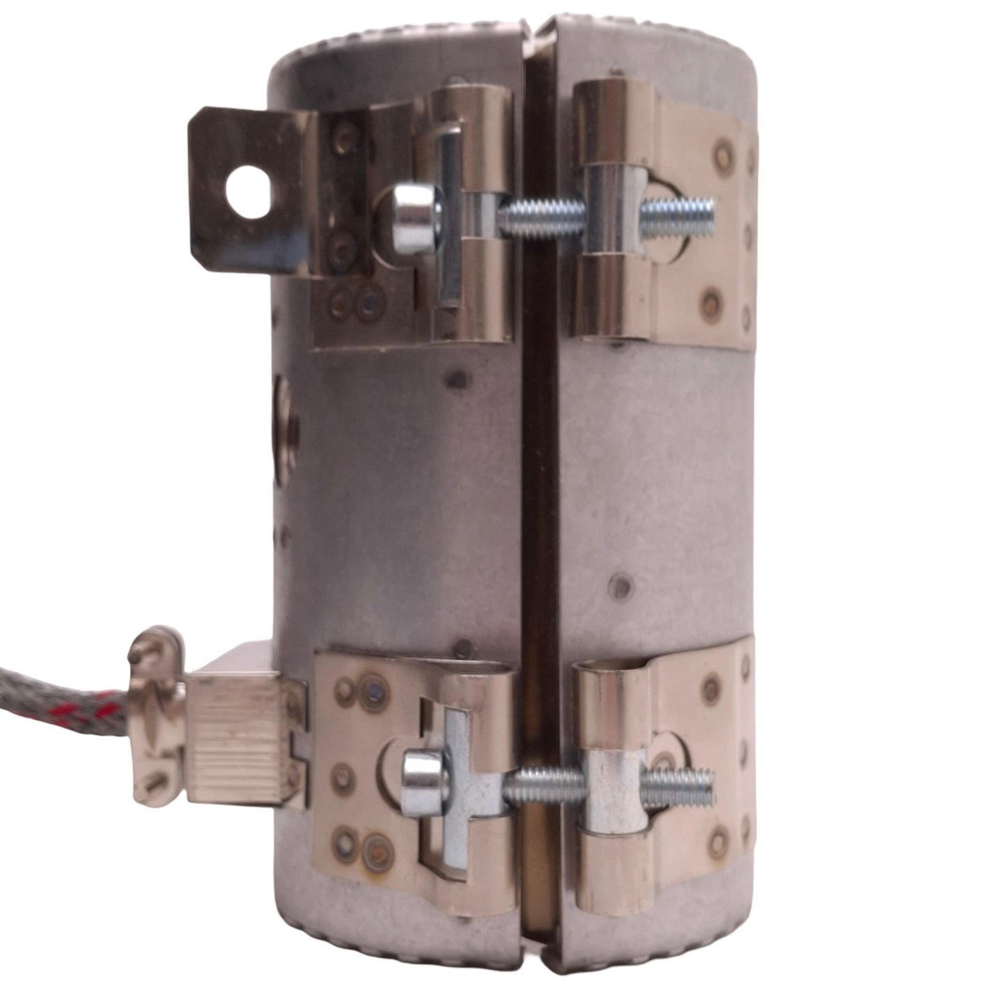 Used 170366-15 Ceramic Heater Band 460V 1715W, ø60mm ID, 141mm Length, 3-Pin Plug