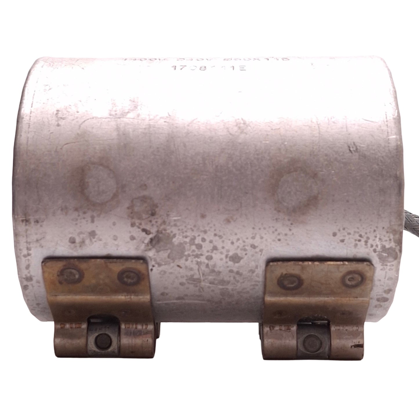 Used 1706111E Ceramic Heater Band 240V 1400W, ø60mm ID, 110mm Length, 3-Pin Plug