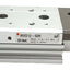 Used SMC MXS12-50R Pneumatic Slide Table, 12mm Bore, 50mm Stroke, M5 Port, End Lock