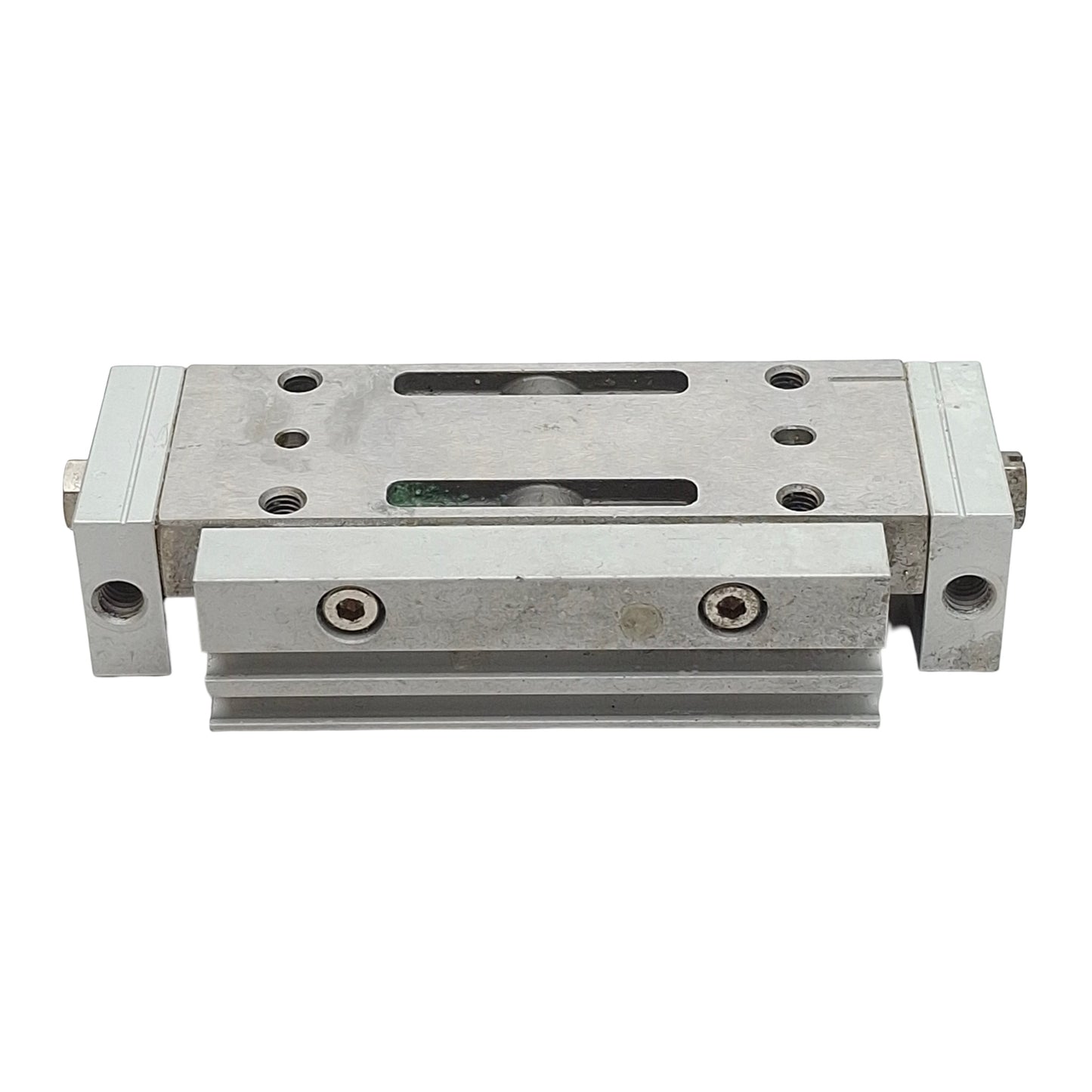 Used SMC MXP10-20 Pneumatic Slide Table, ø10mm Bore, 20mm Stroke, M5x0.8, 0.15-0.7MPa