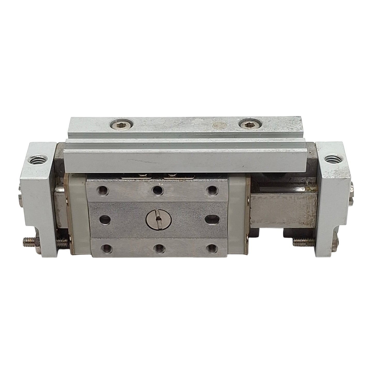 Used SMC MXP10-20 Pneumatic Slide Table, ø10mm Bore, 20mm Stroke, M5x0.8, 0.15-0.7MPa