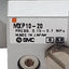 Used SMC MXP10-20 Pneumatic Slide Table, ø10mm Bore, 20mm Stroke, M5x0.8, 0.15-0.7MPa