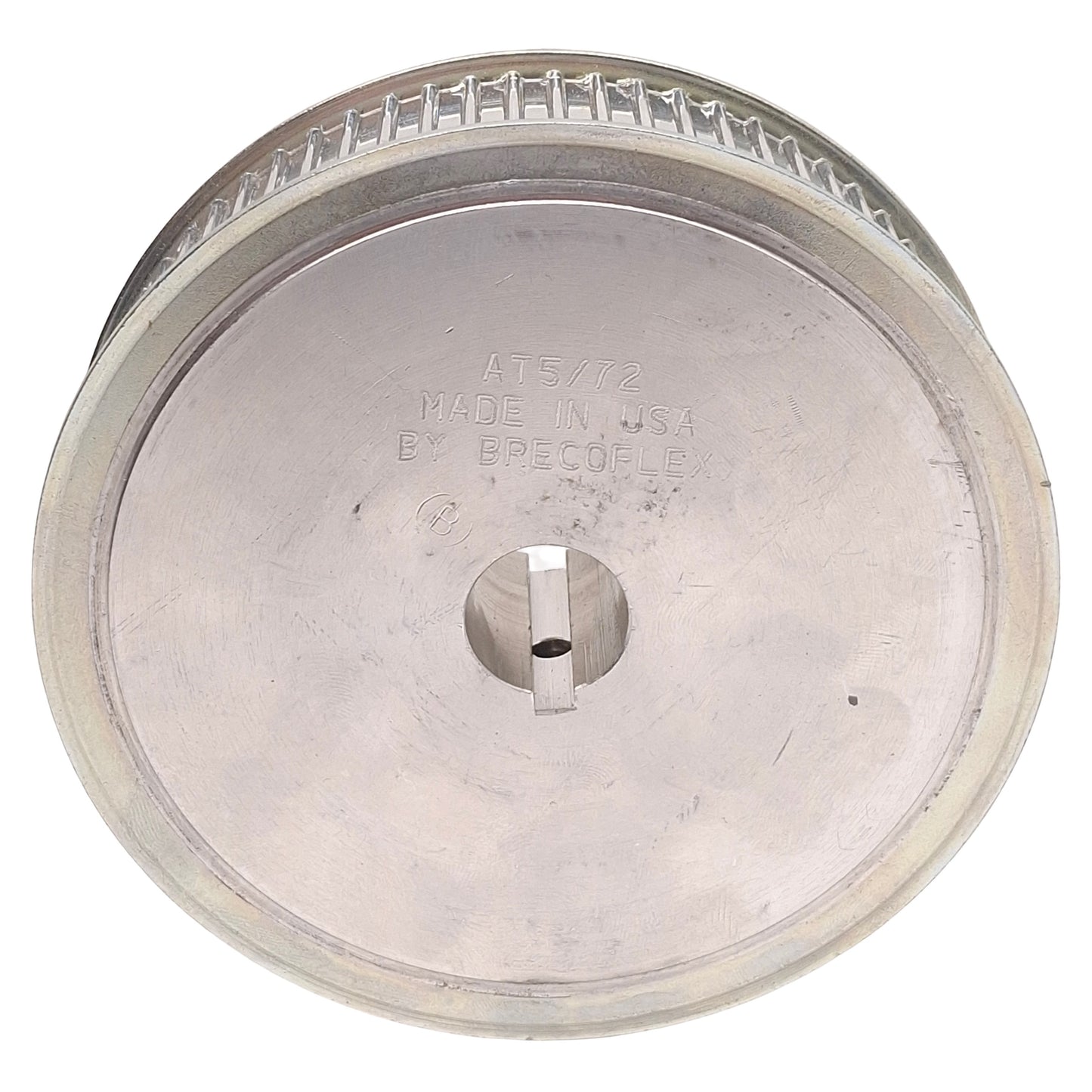 Used BRECOflex AT5/72 Flanged Timing Pulley, 5mm Pitch, 72-Tooth, ø19mm Bore