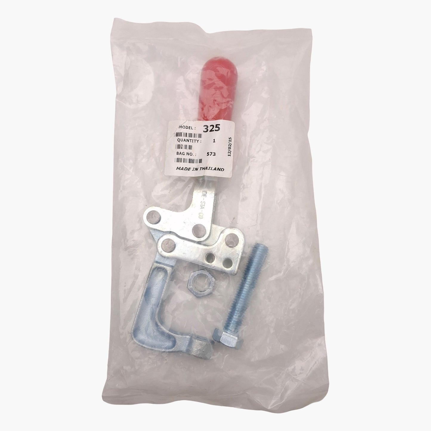 New Destaco 325 Squeeze Action Toggle Clamp, 1.25in D x 1.78in W Jaw, 800lbf Holding