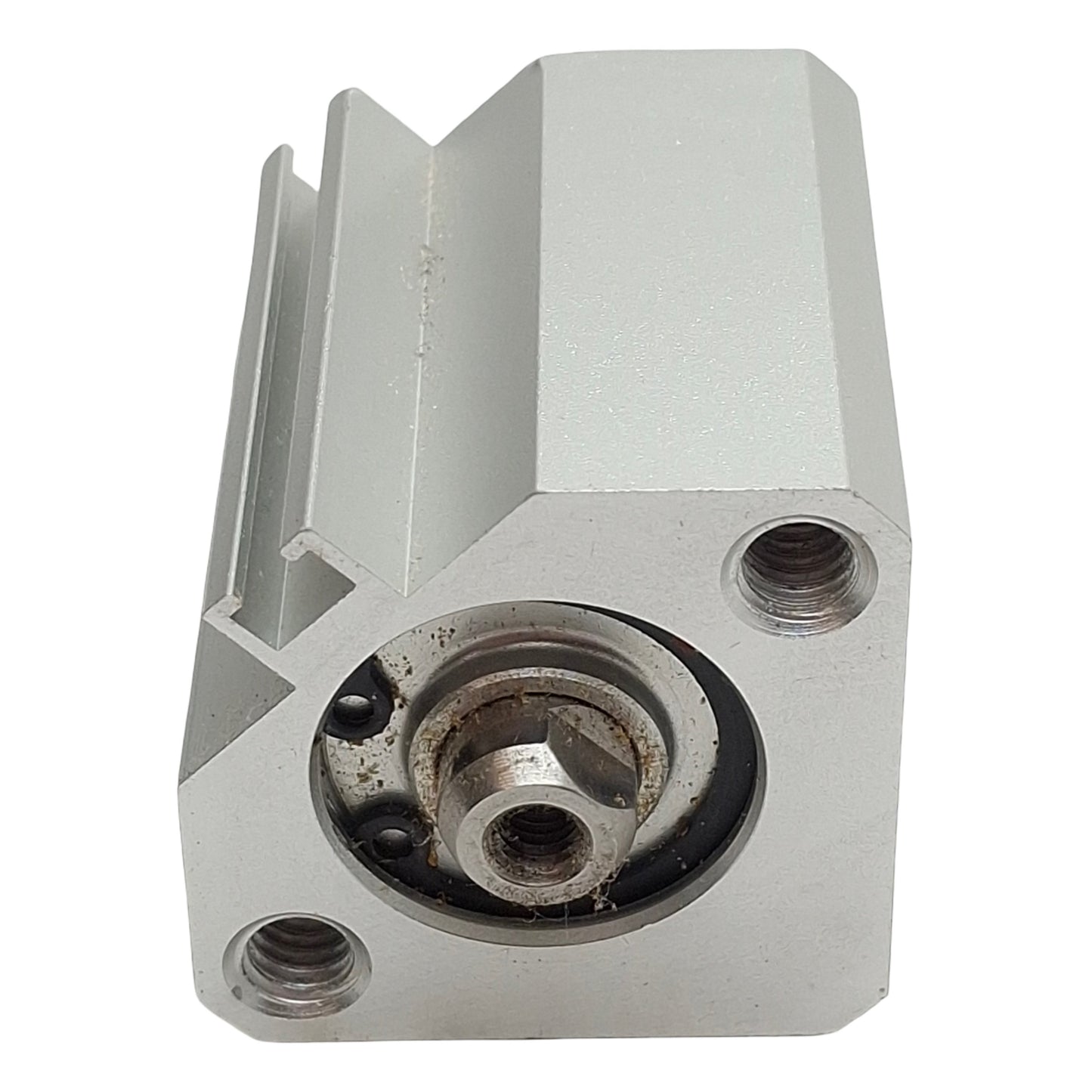 Used SMC NCDQ2G20-10DC Compact Cylinder, ø20mm Bore, 10mm Stroke, M5x0.8, 1.0MPa Max