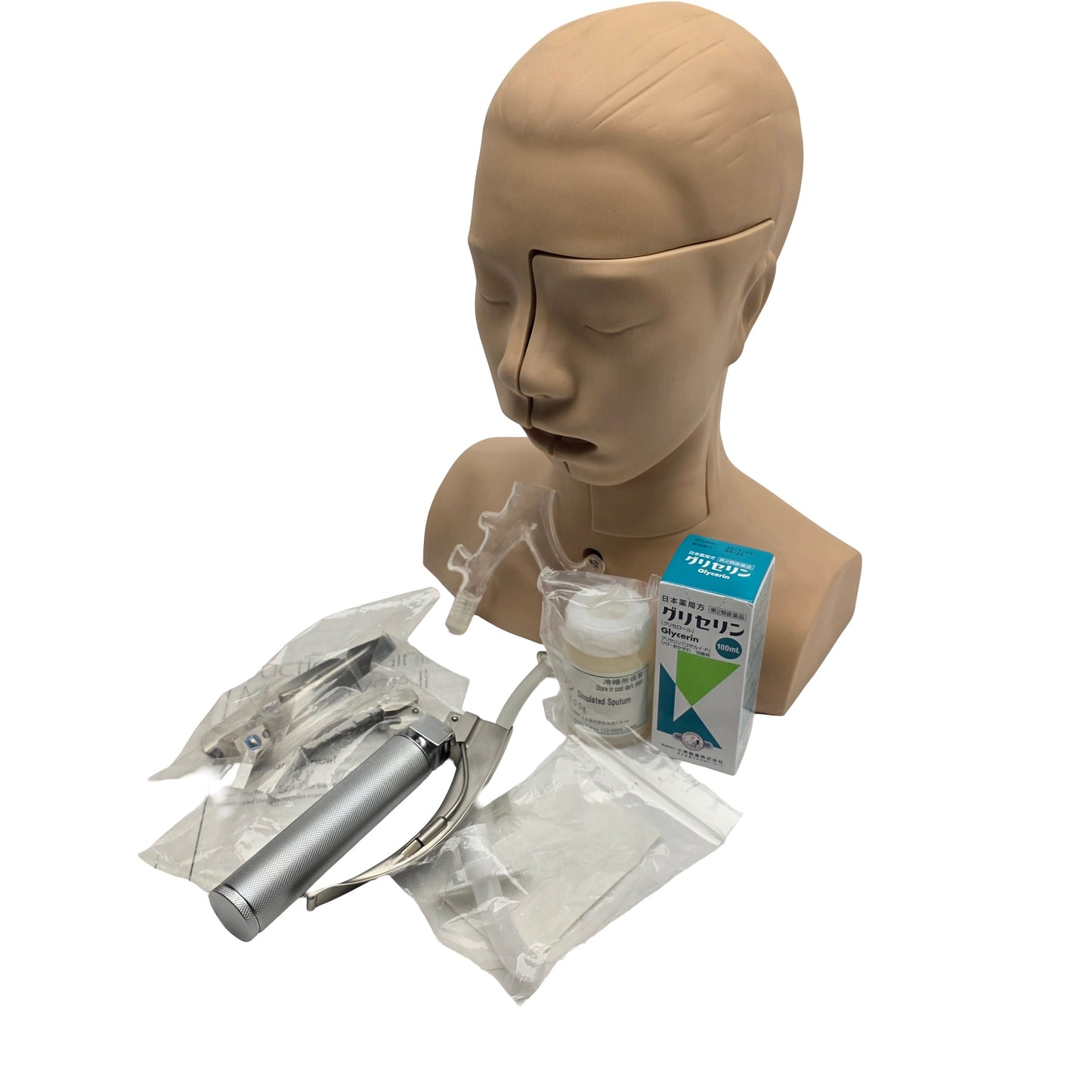 Used KOKEN LM-097 Suction Training Model Type II Silicone Rubber Anatomical Model