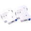 Used Lot of 2 Gould USM1 UltraSafe Midget Fuse Holders, 1-Pole, 600V 30A, DIN Rail