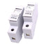 Used Lot of 2 Gould USM1 UltraSafe Midget Fuse Holders, 1-Pole, 600V 30A, DIN Rail