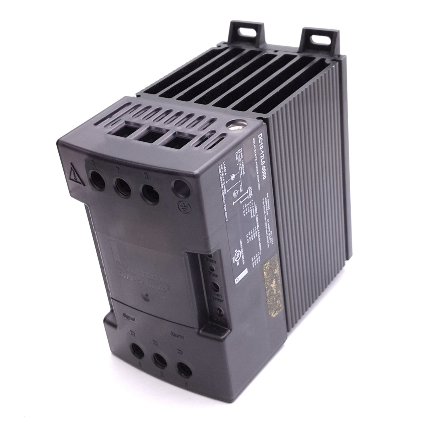 Used Watlow DC10-12L0-0000 DIN-a-mite Solid State Power Controller, 100-120VAC 55A