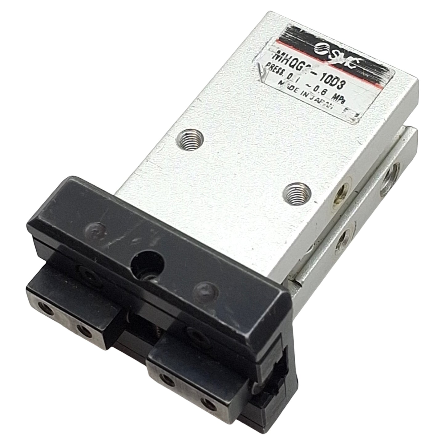 Used SMC MHQG2-10D3 Pneumatic Parallel Gripper, ø10mm Bore, 4mm Stroke, 11N, 0.6MPa