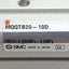 Used SMC MQQTB20-10D Low Friction Compact Cylinder ø20mm Bore 10mm Stroke, M5, 0.5MPa