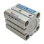 Used SMC MQQTB20-10D Low Friction Compact Cylinder ø20mm Bore 10mm Stroke, M5, 0.5MPa