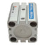Used SMC MQQTB20-10D Low Friction Compact Cylinder ø20mm Bore 10mm Stroke, M5, 0.5MPa