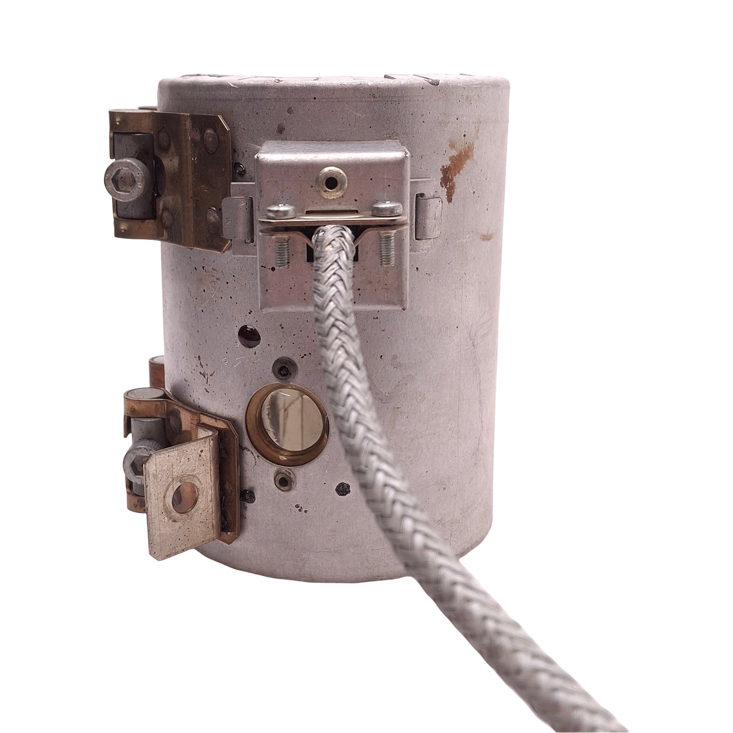 Used 1708121B Ceramic Heater Band 240V 1400W, ø60mm ID, 115mm Length, 3-Pin Plug