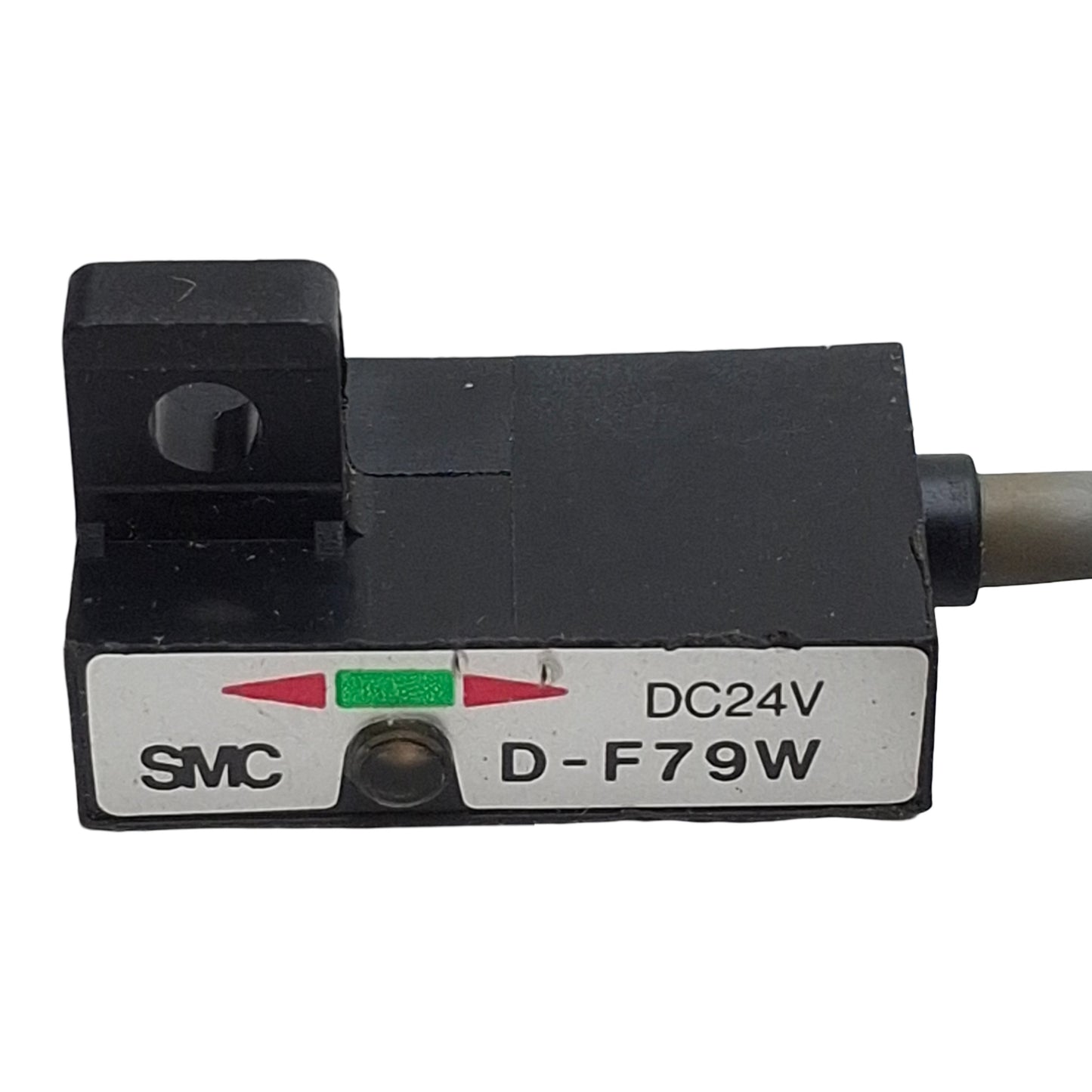 New – Open box SMC D-F79W Solid-State Auto Switch, NPN, 5/12/24VDC, 40mA, 3-Wire Leads, 0.5m