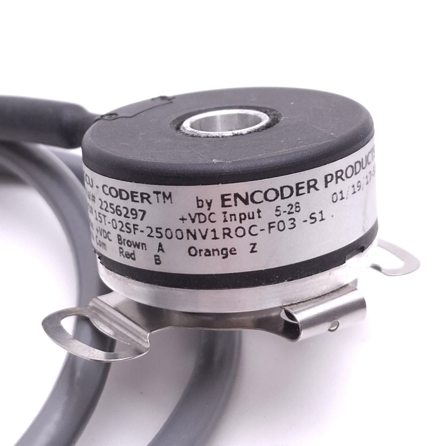 Used Encoder Products 15T-02SF-2500NV1ROC-F03-S1 Accu-Coder Rotary Encoder, 2500CPR