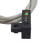 Used SMC D-F79W Solid-State Auto Switch, NPN, 5/12/24VDC, 40mA, 3-Wire Leads, 0.4m
