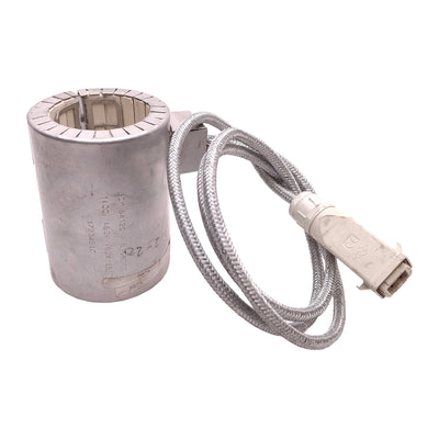 Used 1723454C Ceramic Heater Band 460V 1400W, ø60mm ID, 115mm Length, 4-Pin Plug