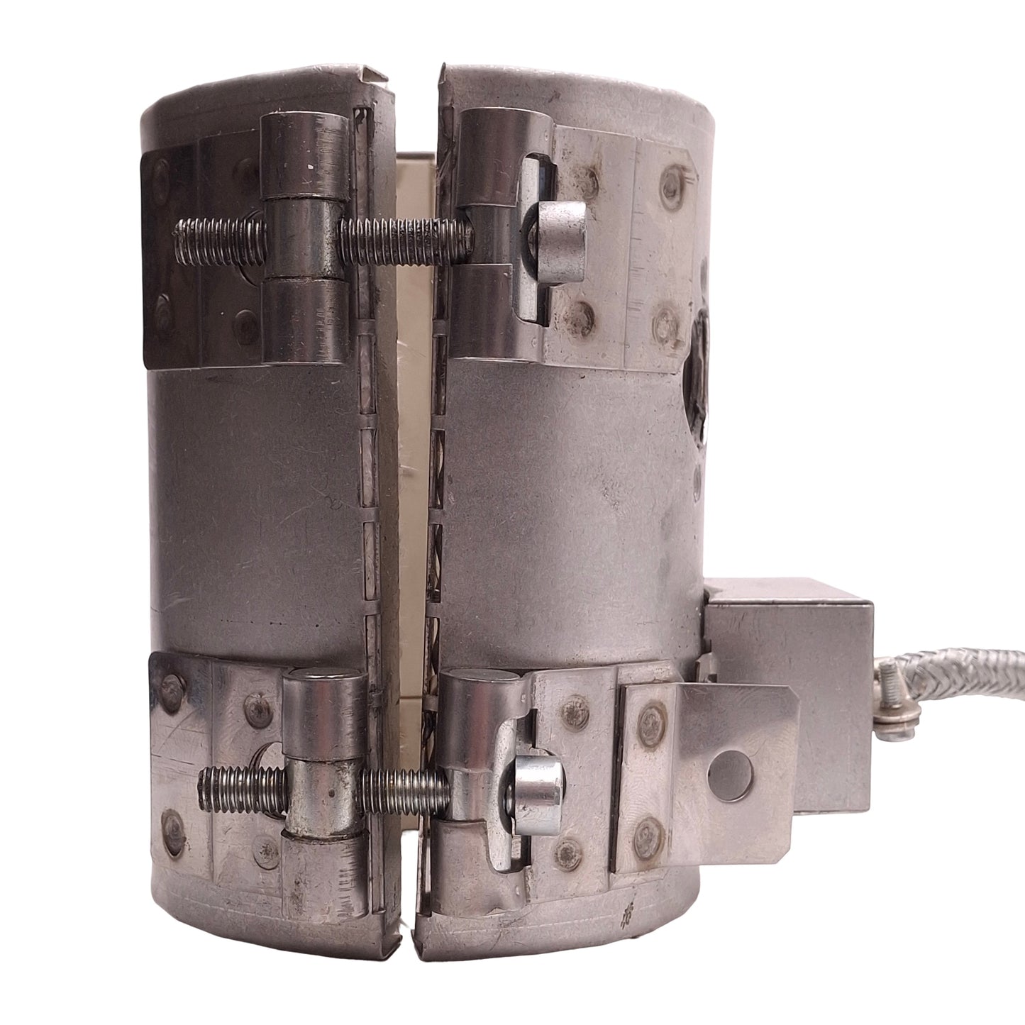 Used 1723454C Ceramic Heater Band 460V 1400W, ø60mm ID, 115mm Length, 4-Pin Plug