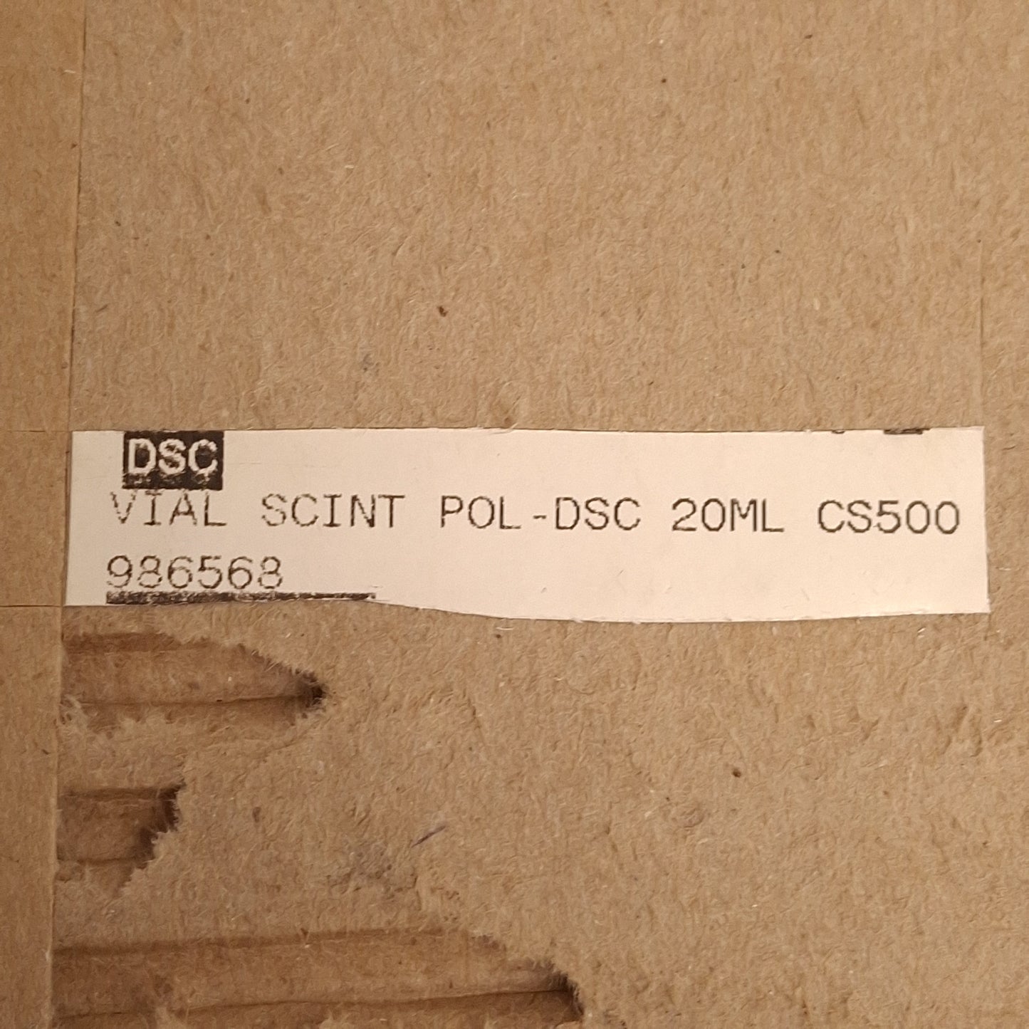 New Lot of 100 Wheaton 986586 Glass Liquid Scintillation Vial w/ Urea Cap, 20mL