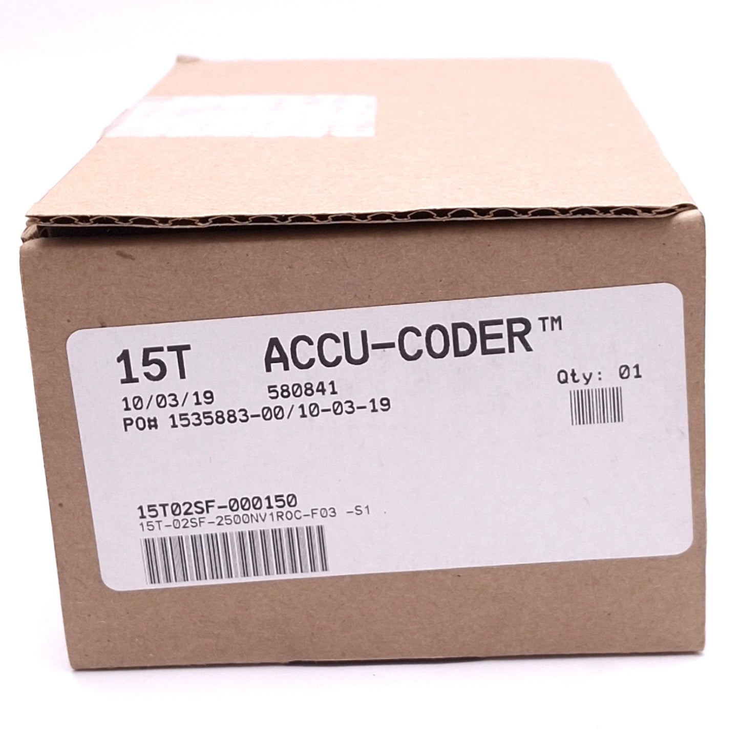 New Encoder Products 15T-02SF-2500NV1ROC-F03-S1 Accu-Coder Rotary Encoder, 2500 CPR