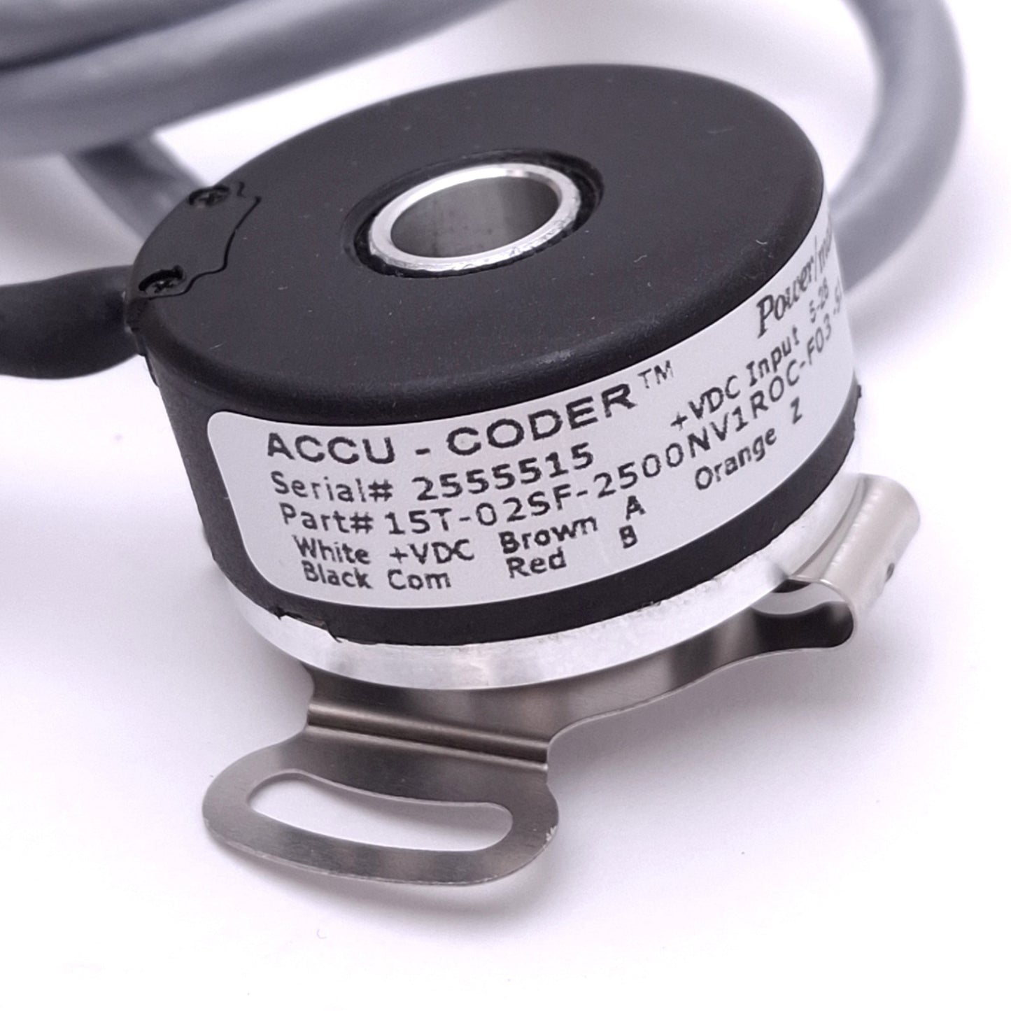 New Encoder Products 15T-02SF-2500NV1ROC-F03-S1 Accu-Coder Rotary Encoder, 2500 CPR