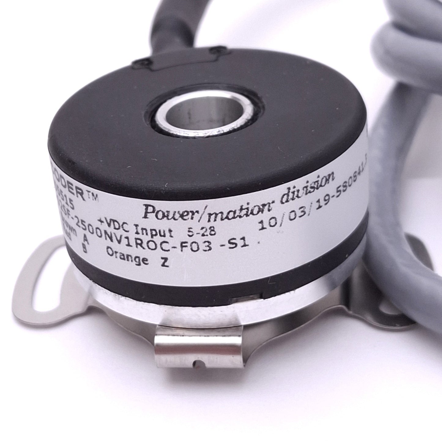 New Encoder Products 15T-02SF-2500NV1ROC-F03-S1 Accu-Coder Rotary Encoder, 2500 CPR
