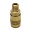 Used Lot of 2 Parker B22 Quick-Connect Pneumatic Coupler, 1/4in Male NPT x 1/4in Body